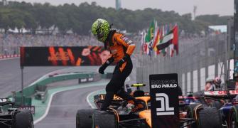 McLaren's Norris claims pole position for Brazilian GP