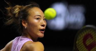 WTA Finals: Zheng creates history after grueling win