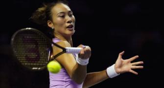 WTA Finals: Zheng downs Paolini, advances to semis