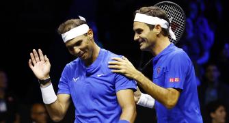 Federer's emotional tribute to retiring Nadal