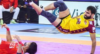 PKL: Gujarat Giants edge past Telugu Titans