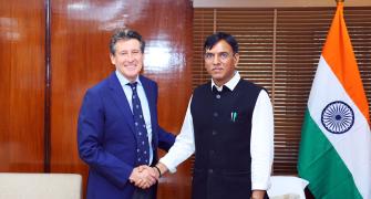 Sebastian Coe in India for 2036 Olympics talks