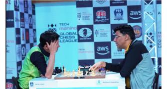 GCL: Firouzja beats Nakamura 