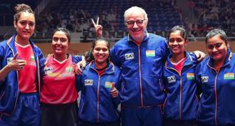 India's women make history with Asian TT C'ship bronze