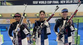 Shooter Maskar falls just short of gold in World Cup 