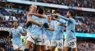 EPL PIX: Haaland strikes again! City top the table