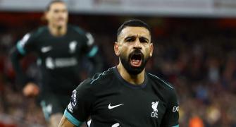 EPL: Salah's late strike helps Liverpool hold Arsenal