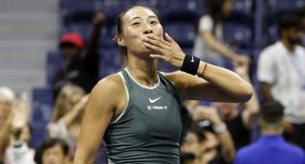 US Open PIX: Zheng triumphs in a thriller; Gauff out!