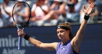 US Open PICS: Muchova whips Maia to reach semis