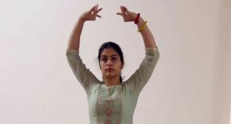 SEE: Manu Bhaker Practices Bharata Natyam