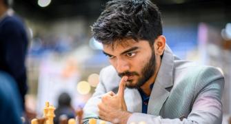 Chess Olympiad PIX: Gukesh, Arjun power India to win