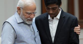 PM Modi meets chess players, hails historic dual Golds