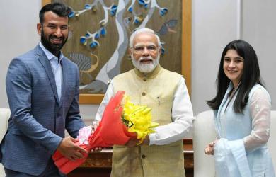 Modi's pens heartfelt letter for Cheteshwar Pujara