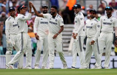 PIX: Siraj, Jaiswal lead India's charge on Day 2