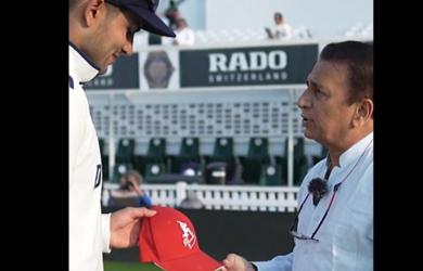 Gavaskar's rare gift for Shubman Gill