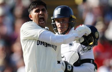 'Gill answered all questions with his bat'
