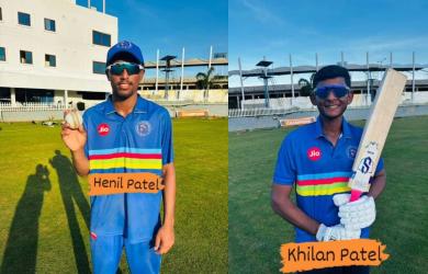 Patel pair help India U19 take small lead over Aus U19