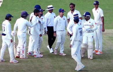 Prithvi Shaw's Bat-Swing Rage At Musheer!