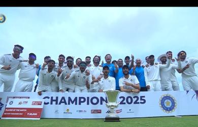 Patidar-lead Central Zone lift Duleep Trophy title