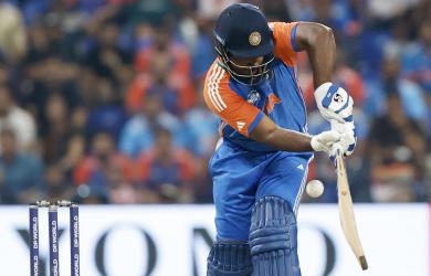 Samson fifty propels India to 188 vs Oman