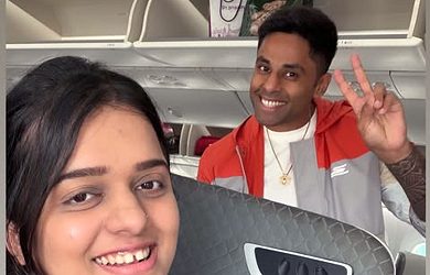 SKY-Devisha's First Flight With Baby Girl
