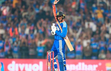 Abhishek, Rinku sizzle as India post 238 vs NZ in first T20I