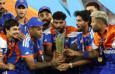 'Best white-ball team': Cricket greats salute India's T20 WC title win