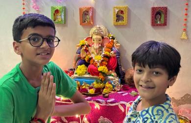 The Home With Two Ganpati Bappas