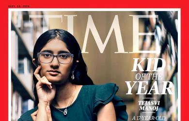 Tejaswi Manoj Is TIME's Kid Of The Year 2025