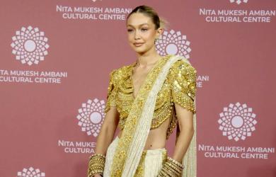 Cannes: Urvashi Rautela Recreated Gigi Hadid's Sari Look