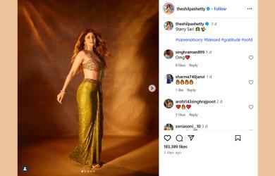 Like Shilpa's Starry Sari?