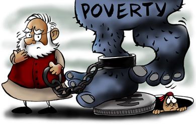 'According To Govt, There's Hardly Any Poverty'