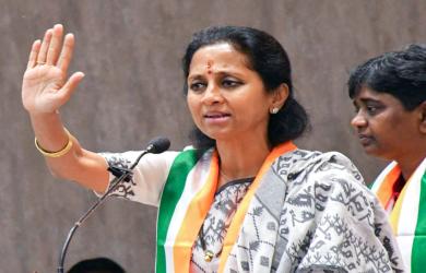 Supriya Sule's Car Hit Due To Reckless Driving On Expressway