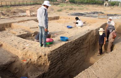 Ancient Hindu idols found during excavation in J-K's Anantnag
