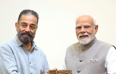 Kamal Haasan Bats for Keeladi, Meets Modi
