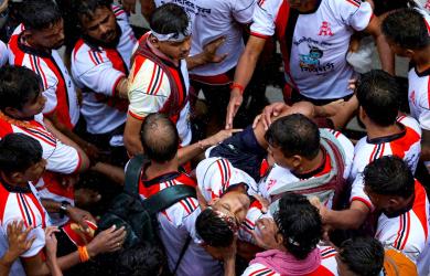 More than 300 hurt during Dahi Handi festivities in Mumbai