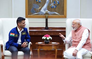We need a pool of 40-50 astronauts ready: Modi to Shuks