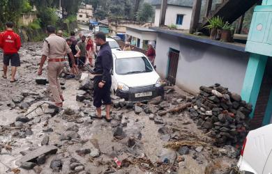 Floods, debris flow hit Uttarakhand's Chamoli; 2 missing
