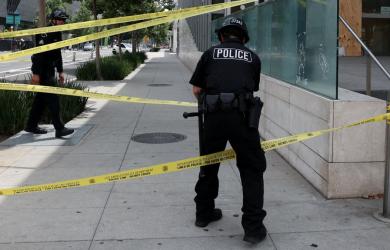Sikh man waving machete on LA street shot dead by cops