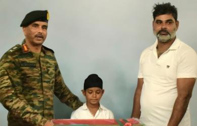 Army honours 10-yr-old boy who helped soldiers during Op Sindoor