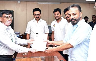 Kamal Haasan sworn in as Rajya Sabha MP