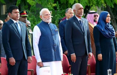 Modi attends Independence Day celebrations in Maldives