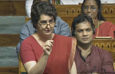 Shah talked about Nehru, Indira, but didn't...: Priyanka tears into govt