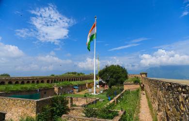 Tiranga Flies High Over Hari Parbat Fort