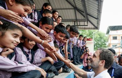 Rahul sponsors education of children orphaned by Pak shelling