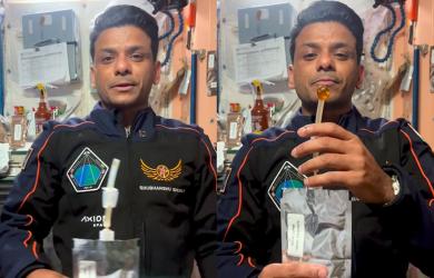 How to eat in space? Shaqs shares ISS food experience