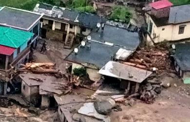 Uttarakhand landslide: Mother found dead holding her twin sons