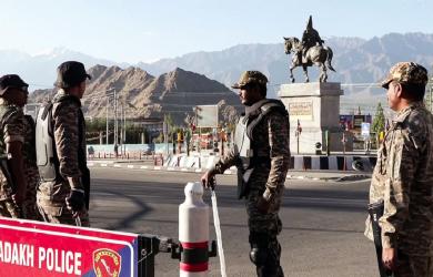 Curfew lifted in Leh after funerals, internet ban continues