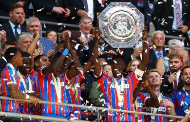 PIX: Palace stun Liverpool to lift Community Shield