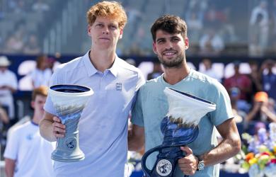 Alcaraz wins Cincinnati Open as Sinner retires in final